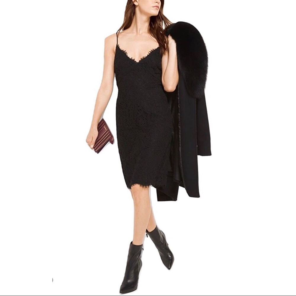 Michael Kors black lace dress size 0